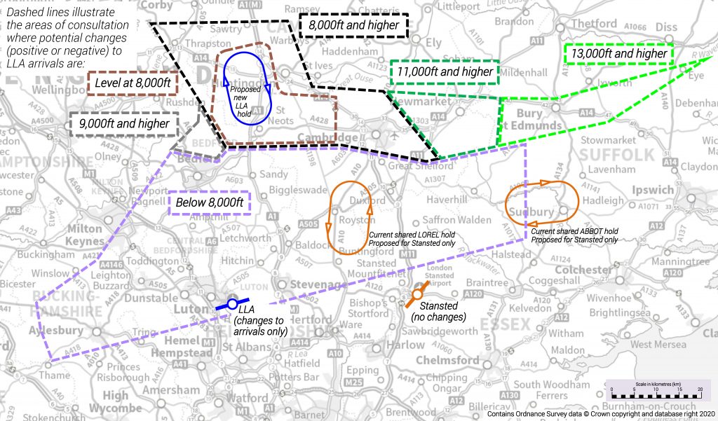 NATS LLA image of potential affected area